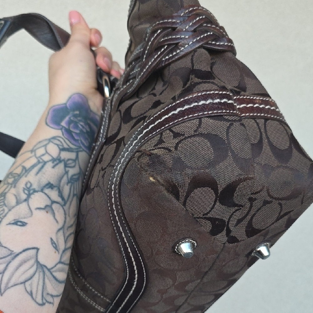 Coach Rare Vintage Braided Buckle Bag - Picture 7 of 14